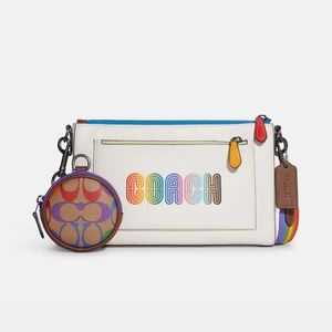 Coach Pride Holden Crossbody Rainbow Signature Purse